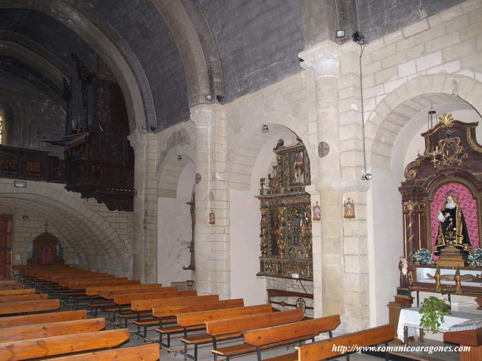 DETALLE DEL INTERIOR DEL TEMPLO